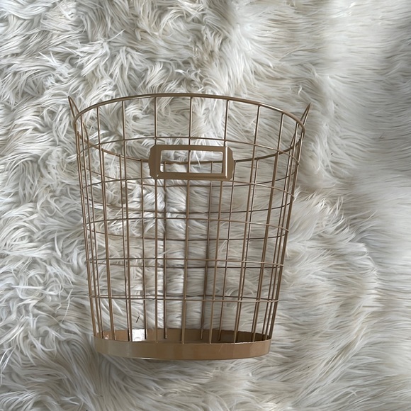 Target Other - Minimalist gold tiny laundry basket trinket basket organizer coffee cup storage